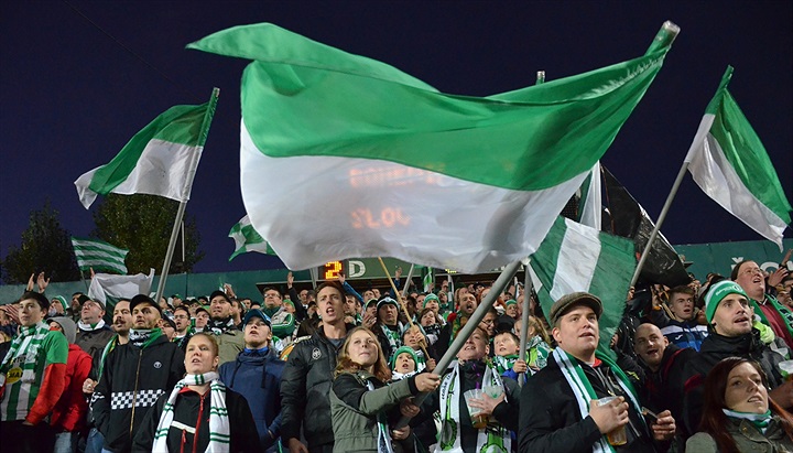 Dění na tribunách: Bohemians - Liberec