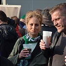 Bohemians - Plzeň 5:2, dění na tribunách