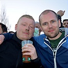 Bohemians - Plzeň 5:2, dění na tribunách