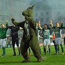 Bohemians - Plzeň 5:2, dění na tribunách