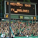 DĚNÍ NA TRIBUNÁCH: Bohemians - Jablonec