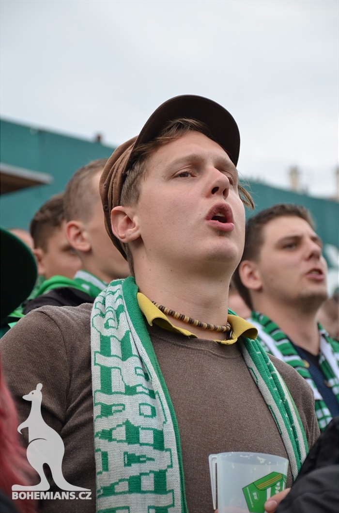 DĚNÍ NA TRIBUNÁCH: Bohemians - Hradec