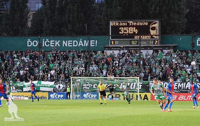 Bohemians - Plzeň 1:2 (1:0)