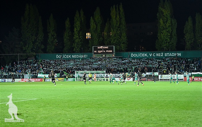 Bohemians - Sparta 1:2 (1:0)