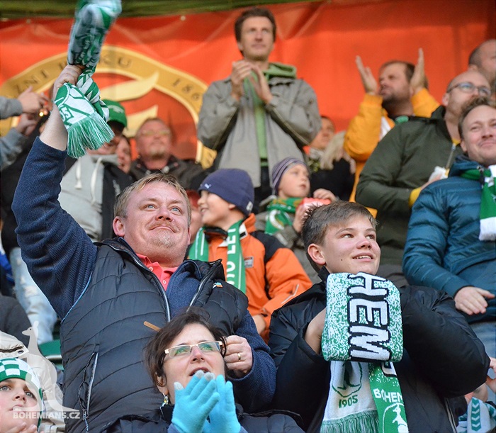 Dění na tribunách: Bohemians - Liberec