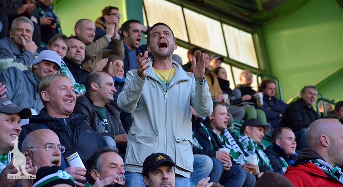 Dění na tribunách: Bohemians - Liberec