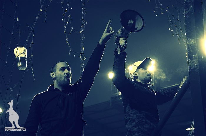 Dění na tribunách: Bohemians - Liberec