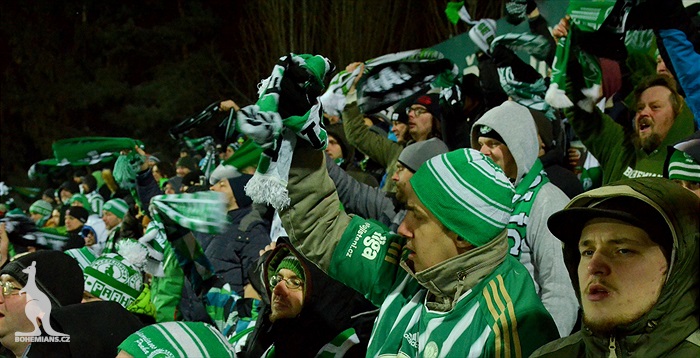 Dění na tribunách: Bohemians - Dukla