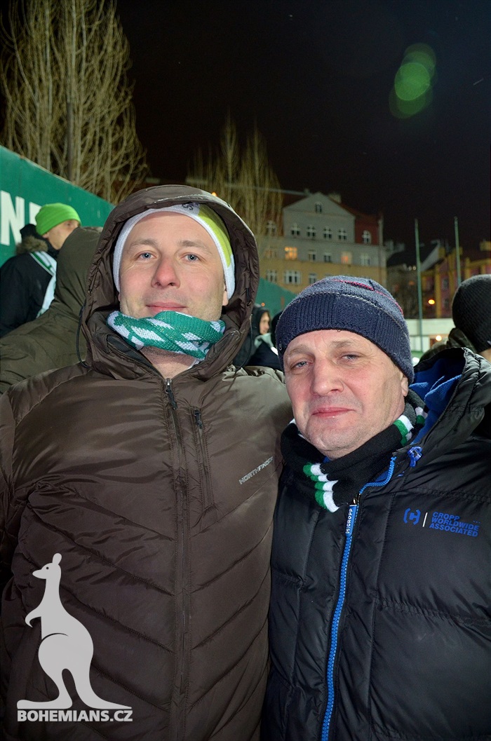Dění na tribunách: Bohemians - Dukla