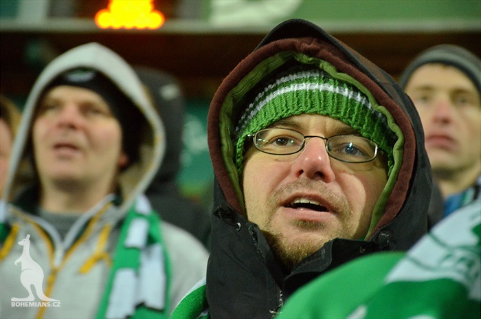 Dění na tribunách: Bohemians - Dukla