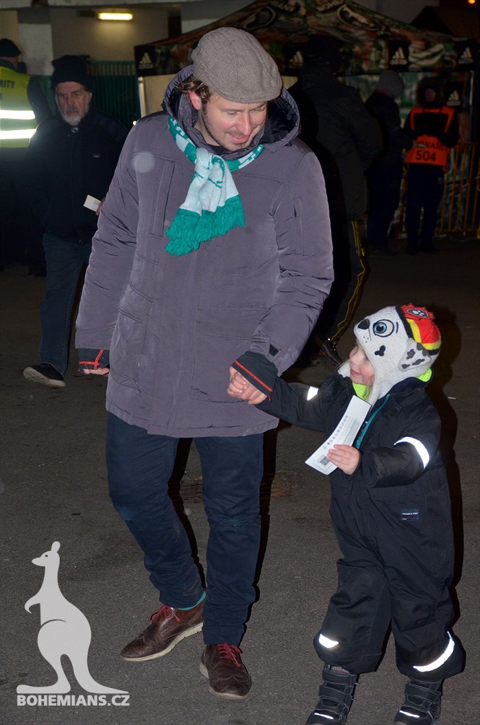 Dění na tribunách: Bohemians - Dukla