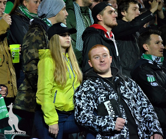 Bohemians - Teplice, dění na tribunách