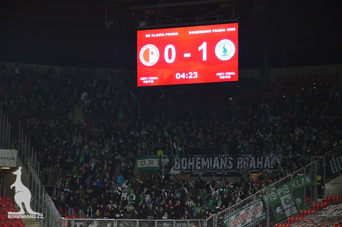 Dění na tribunách: Slavia - Bohemians