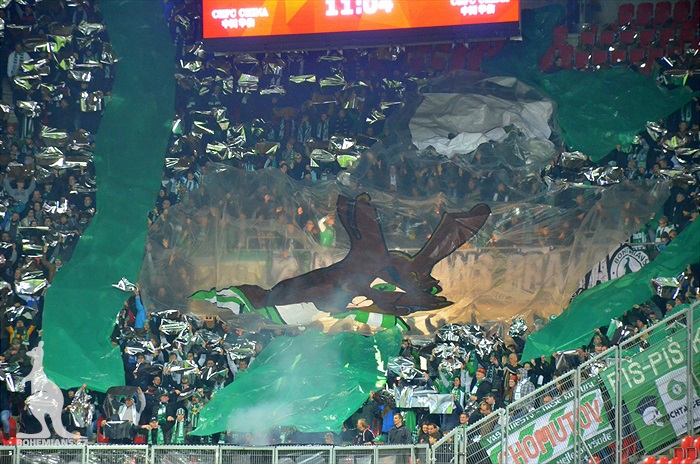 Dění na tribunách: Slavia - Bohemians