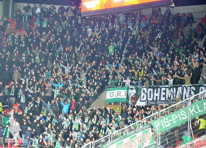 Dění na tribunách: Slavia - Bohemians