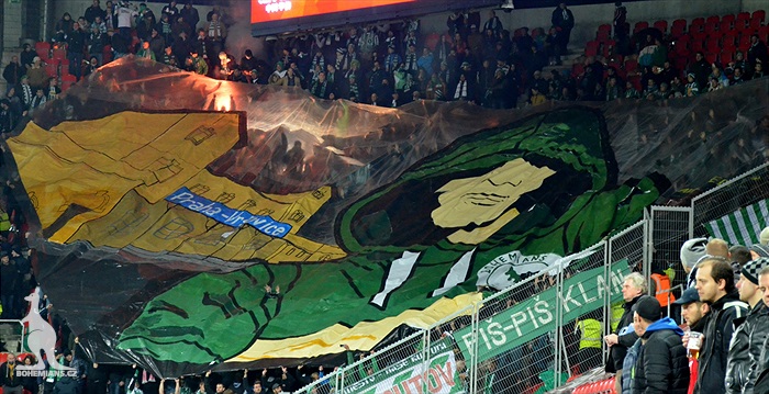 Dění na tribunách: Slavia - Bohemians