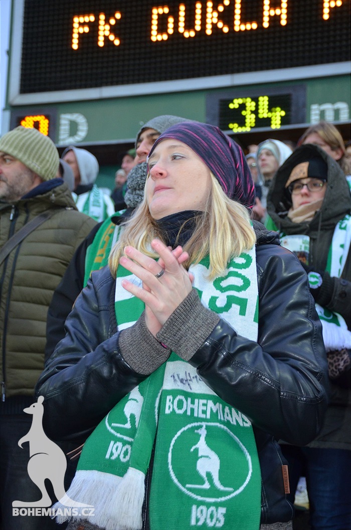 Dění na tribunách, Bohemians - Dukla 0:0