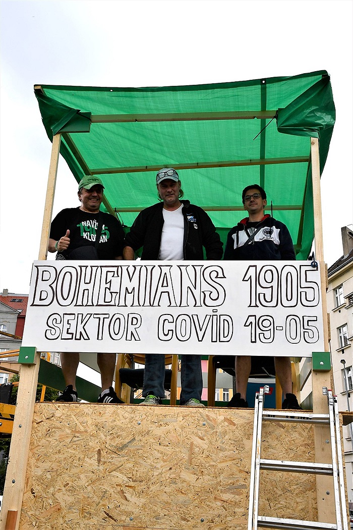 Dění na tribunách: Bohemians - Sparta