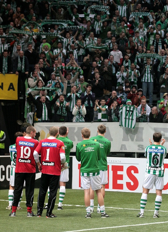 Poděkování kotle hráčům