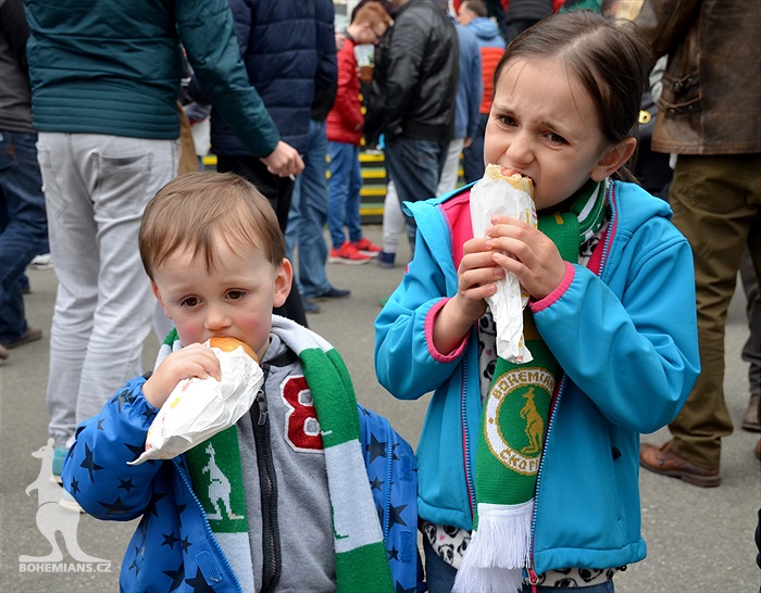 Dění na tribunách: Bohemians - Jihlava