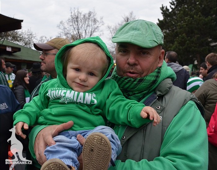 Dění na tribunách: Bohemians - Jihlava