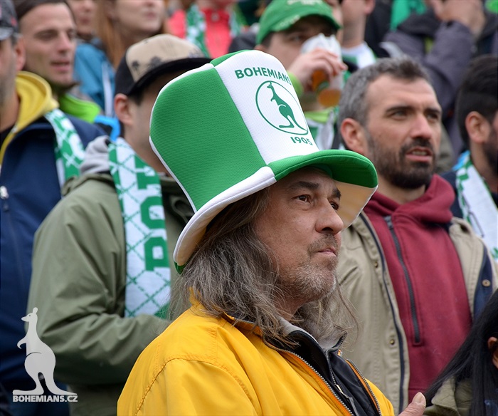 Dění na tribunách: Bohemians - Jihlava