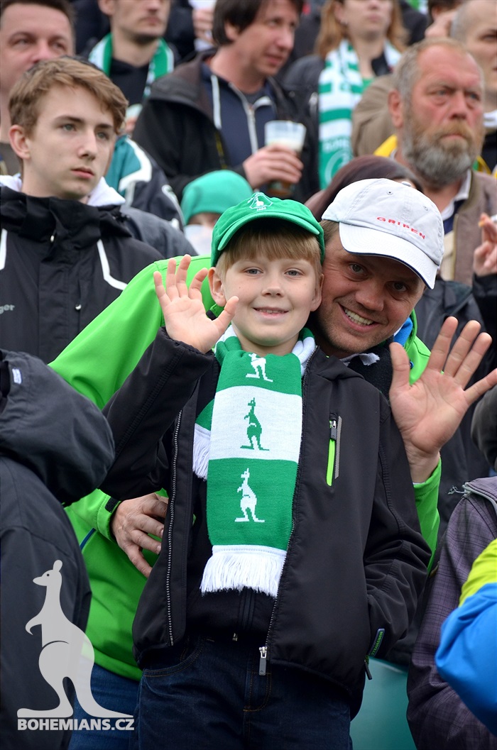 Dění na tribunách: Bohemians - Jihlava