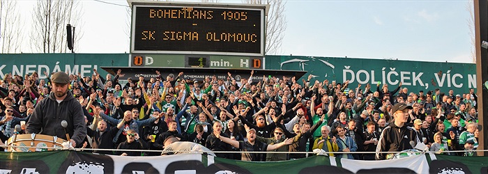 Dění na tribunách, Bohemians - Olomouc, Mol Cup 2019