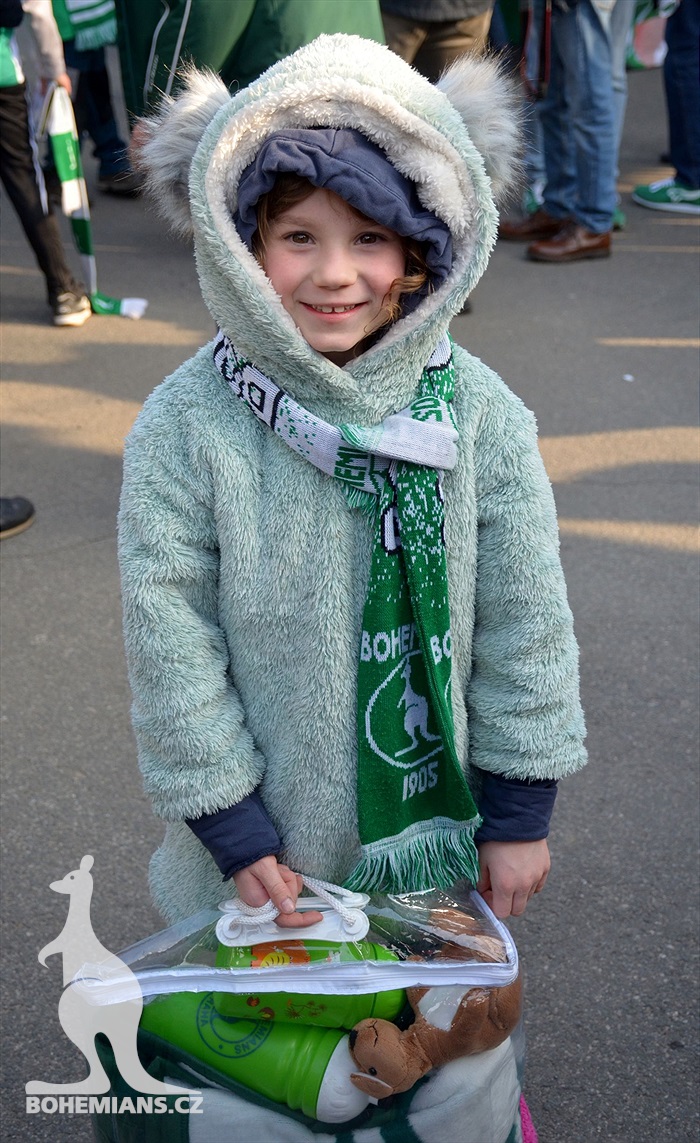 Bohemians - Plzeň 5:2, dění na tribunách