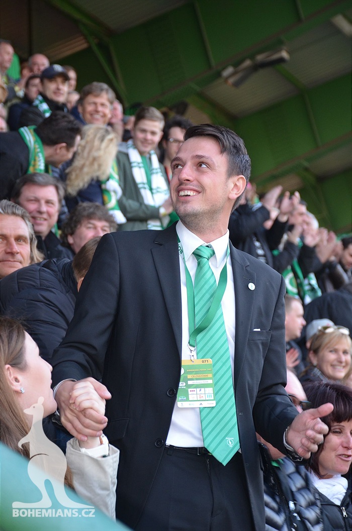 Bohemians - Plzeň 5:2, dění na tribunách