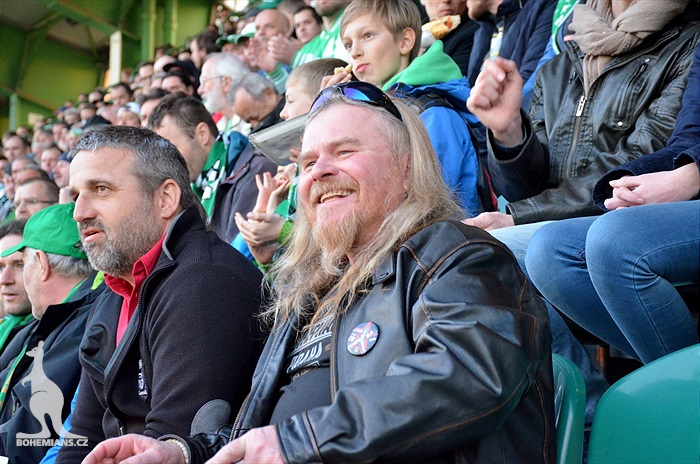 Bohemians - Plzeň 5:2, dění na tribunách