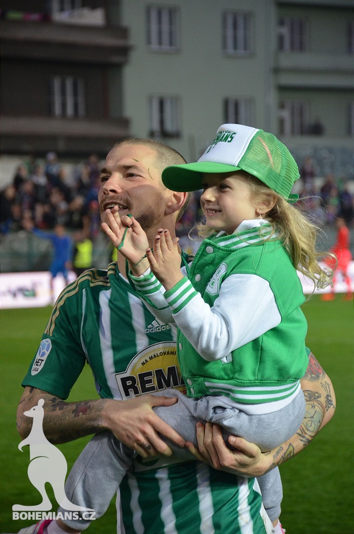 Bohemians - Plzeň 5:2, dění na tribunách