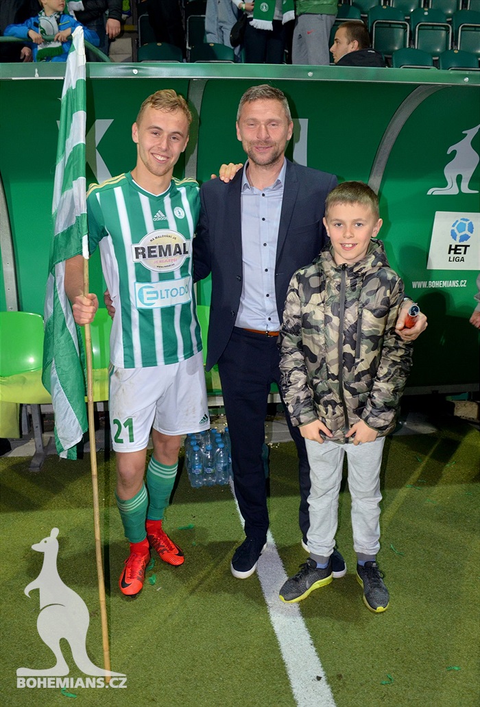 Bohemians - Plzeň 5:2, dění na tribunách