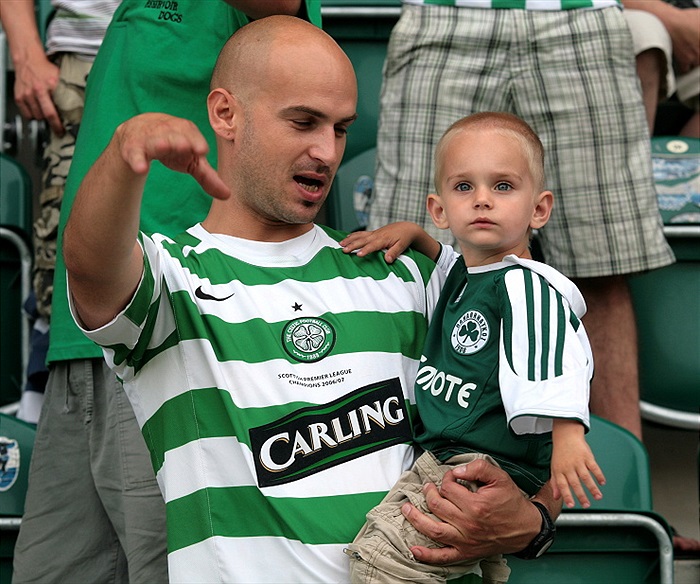Celtic a Panathinaikos - zelenobílí bratři.