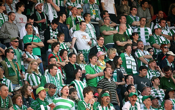 Fanoušci na Strahově.