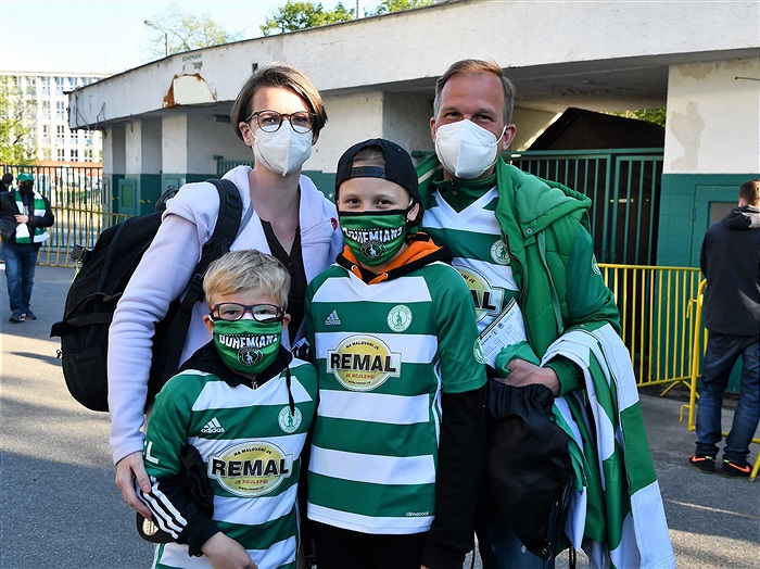 Dění na tribunách: Bohemians - Liberec