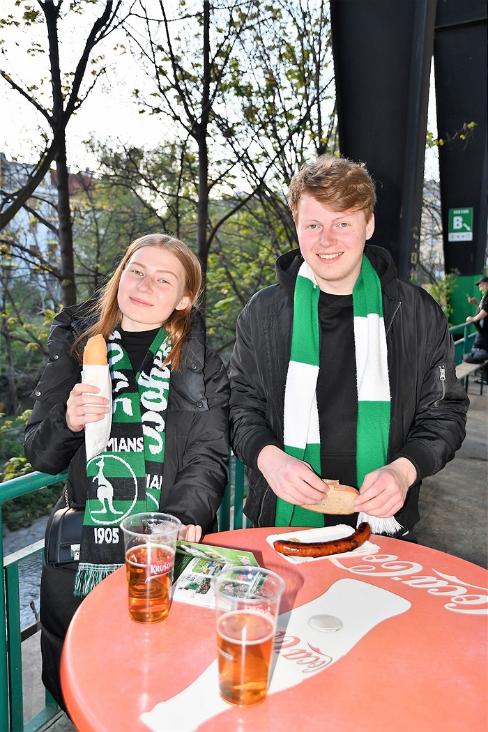 Dění na tribunách: Bohemians - Liberec