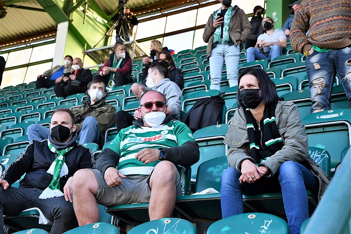 Dění na tribunách: Bohemians - Liberec