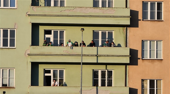 Dění na tribunách: Bohemians - Liberec