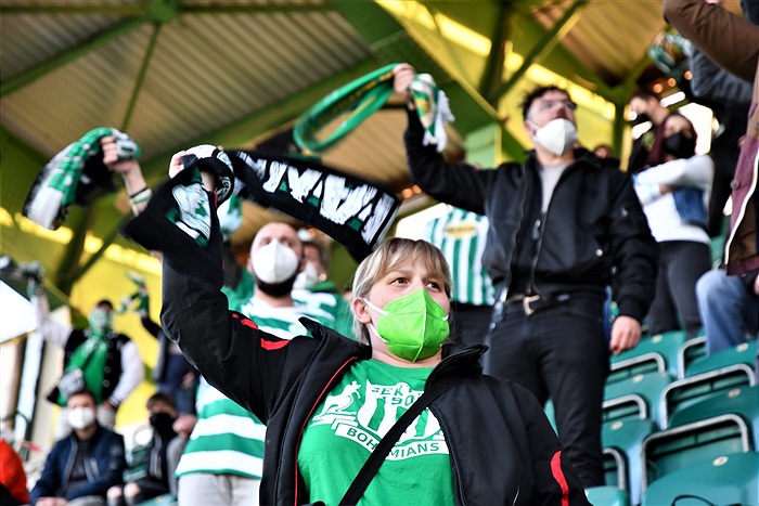 Dění na tribunách: Bohemians - Liberec
