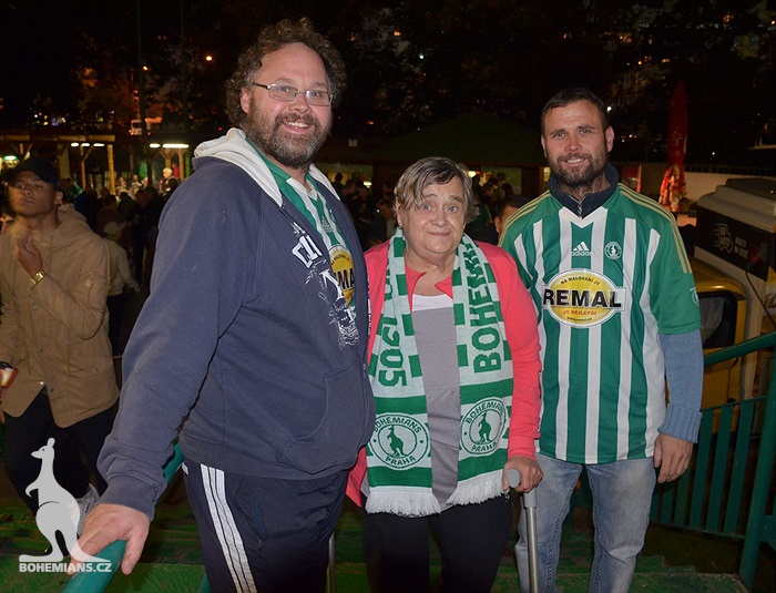Dění na tribunách: Bohemians - Baník Ostrava