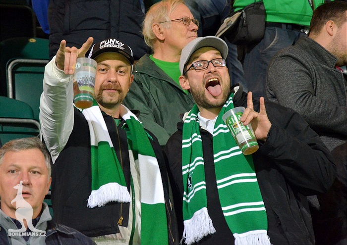 Dění na tribunách: Bohemians - Baník Ostrava