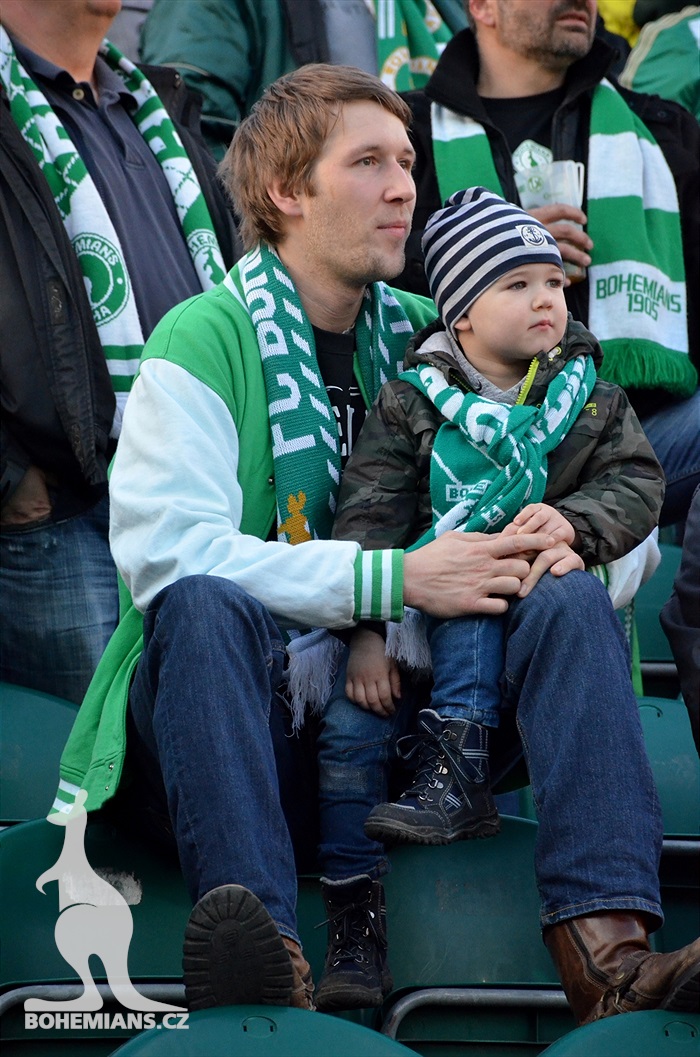 Dění na tribunách: Bohemians - Plzeň