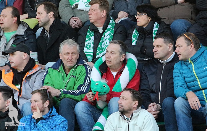 Dění na tribunách: Bohemians - Plzeň
