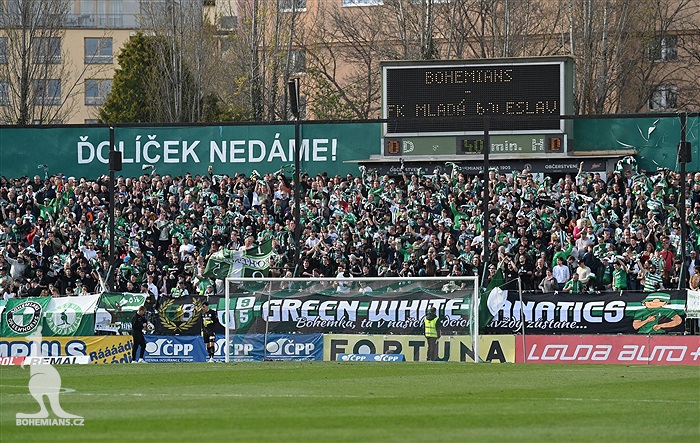 Bohemians - Mladá Boleslav 4:0 (1:0)