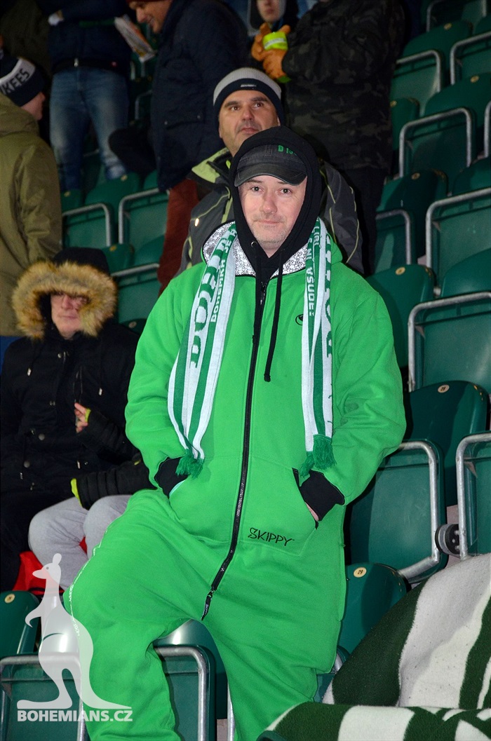 Dění na tribunách: Bohemians - Zbrojovka