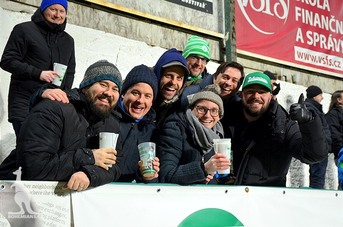 Dění na tribunách: Bohemians - Zbrojovka