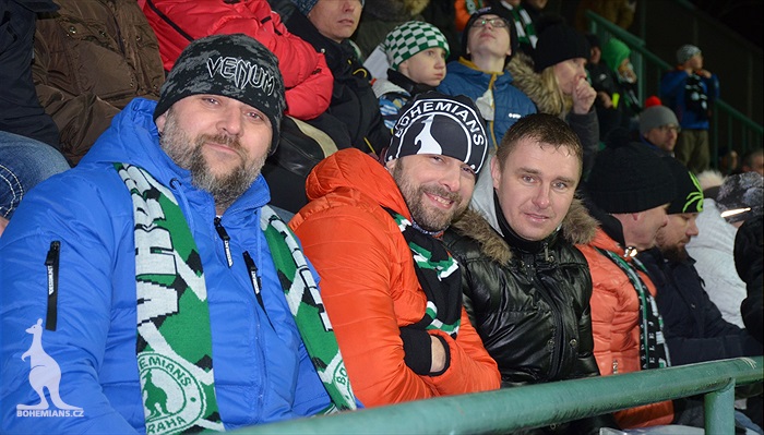 Dění na tribunách: Bohemians - Zbrojovka
