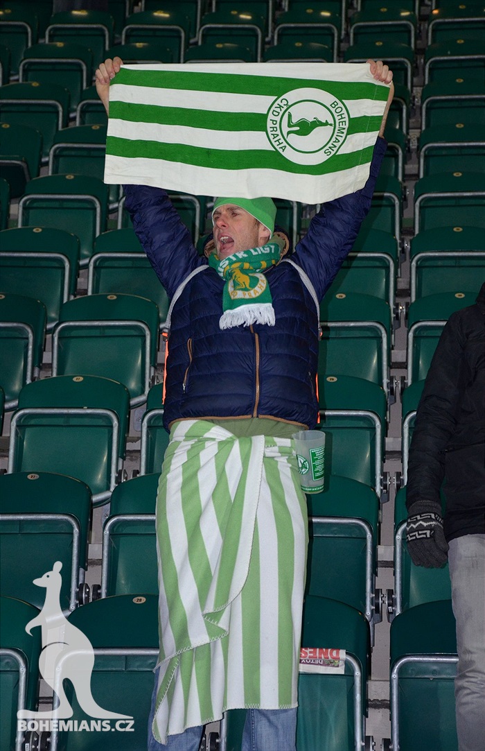 Dění na tribunách: Bohemians - Zbrojovka