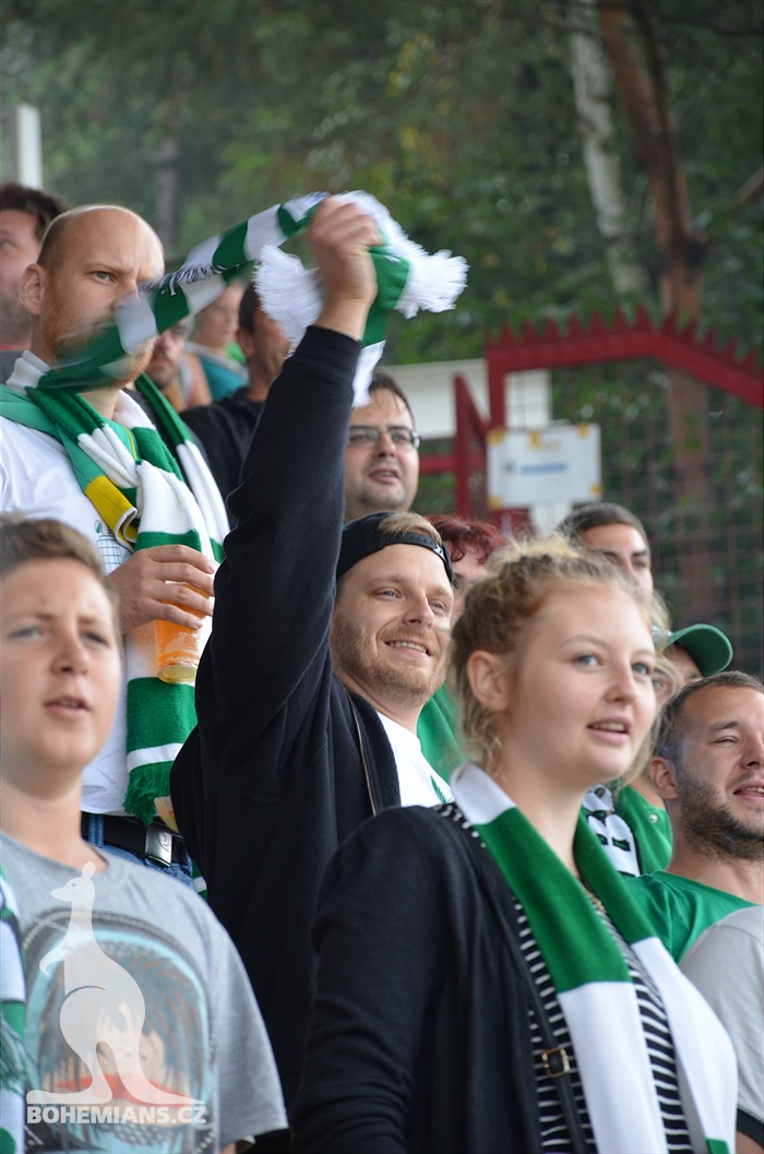 DĚNÍ NA TRIBUNÁCH: Dukla - Bohemians
